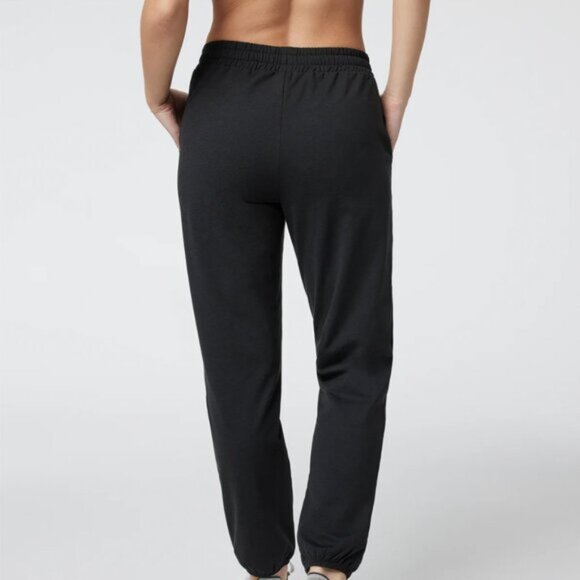 Vuori Granite Performance Jogger Pants Black Lounge Travel Comfy Women's Medium - Picture 3 of 16